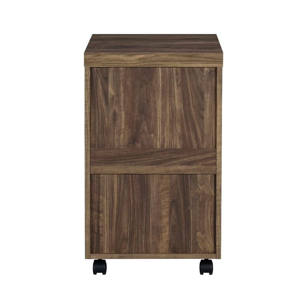 Luetta Age Walnut Mobile Cabinet with 3-Drawers and Casters by Coaster Home Furnishings 7 Luetta Age Walnut Mobile Cabinet with 3-Drawers and Casters by Coaster Home Furnishings - Image 5