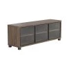 59in. Aged Walnut TV Console Fits TV's up to 65in. with Storage Compartments by Coaster Home Furnishings -Coaster Home Furnishings Shop aged walnut coaster home furnishings tv stands 723662 64 1000