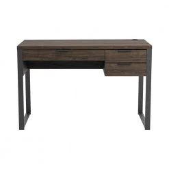 Pattinson 47.25 in. Rectangular Aged Walnut and Gunmetal 3-Drawer Writing Desk with Outlet by Coaster Home Furnishings 14 Pattinson 47.25 in. Rectangular Aged Walnut and Gunmetal 3-Drawer Writing Desk with Outlet by Coaster Home Furnishings -Coaster Home Furnishings Shop aged walnut coaster home furnishings writing desks 803370 c3 1000