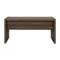 Luetta 59 in. Rectangular Aged Walnut Writing Desk with Glass Top by Coaster Home Furnishings -Coaster Home Furnishings Shop aged walnut coaster home furnishings writing desks 805622 4f 1000