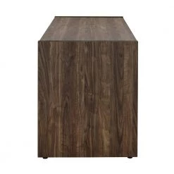 Luetta 59 in. Rectangular Aged Walnut Writing Desk with Glass Top by Coaster Home Furnishings -Coaster Home Furnishings Shop aged walnut coaster home furnishings writing desks 805622 e1 1000