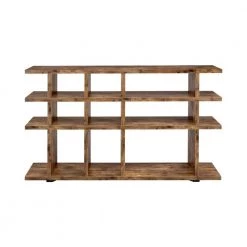 36.75in Antique Nutmeg Wood 3-Shelf Bookcase by Coaster Home Furnishings -Coaster Home Furnishings Shop antique nutmeg coaster home furnishings bookcases bookshelves 801848 c3 1000