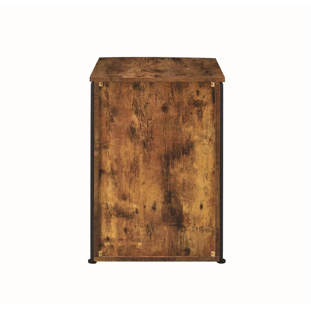 Estrella 3-Drawer File Cabinet Antique Nutmeg and Gunmetal by Coaster Home Furnishings 8 Estrella 3-Drawer File Cabinet Antique Nutmeg and Gunmetal by Coaster Home Furnishings - Image 6
