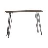 47 in. Brown and Black Rectangle Concrete Console Table with Hairpin Legs by Coaster Home Furnishings -Coaster Home Furnishings Shop black and brown coaster home furnishings console tables 930050 64 1000