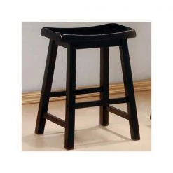 24-inch Wooden Counter Stools Black (Set of 2) by Coaster Home Furnishings -Coaster Home Furnishings Shop black coaster home furnishings bar stools 180019 31 1000