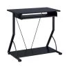 30 in. Rectangular Black Computer Desk with Keyboard Tray by Coaster Home Furnishings -Coaster Home Furnishings Shop black coaster home furnishings computer desks 800217 64 1000