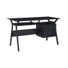 Weaving 55 in. Rectangular Black 2-Drawer Computer Desk with Keyboard Tray by Coaster Home Furnishings -Coaster Home Furnishings Shop black coaster home furnishings computer desks 800436 64 1000