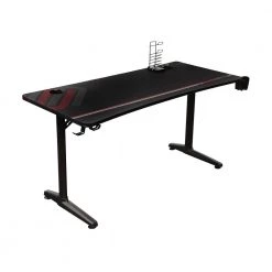 Tarnov 60 in. Rectangular Black Gaming Computer Desk with USB Ports and Cup Holder by Coaster Home Furnishings