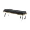 Black Bench with Hairpin Legs 16 in. x 47.5 in. x 15.75 in. by Coaster Home Furnishings -Coaster Home Furnishings Shop black coaster home furnishings dining benches 501837 64 1000