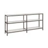 26.75in Black Nickel Metal 4-Shelf Bookcase by Coaster Home Furnishings -Coaster Home Furnishings Shop black nickel coaster home furnishings bookcases bookshelves 801018 64 1000
