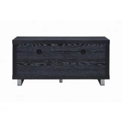 47.25in. Black Oak TV Console with 3 Drawers Fits TV's up to 50in. by Coaster Home Furnishings -Coaster Home Furnishings Shop black oak and silver coaster home furnishings tv stands 700644 4f 1000