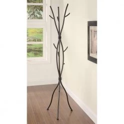 Brushed Brown Branch Style Metal Coat Rack by Coaster Home Furnishings -Coaster Home Furnishings Shop brown coaster home furnishings coat racks 900864ii 31 1000