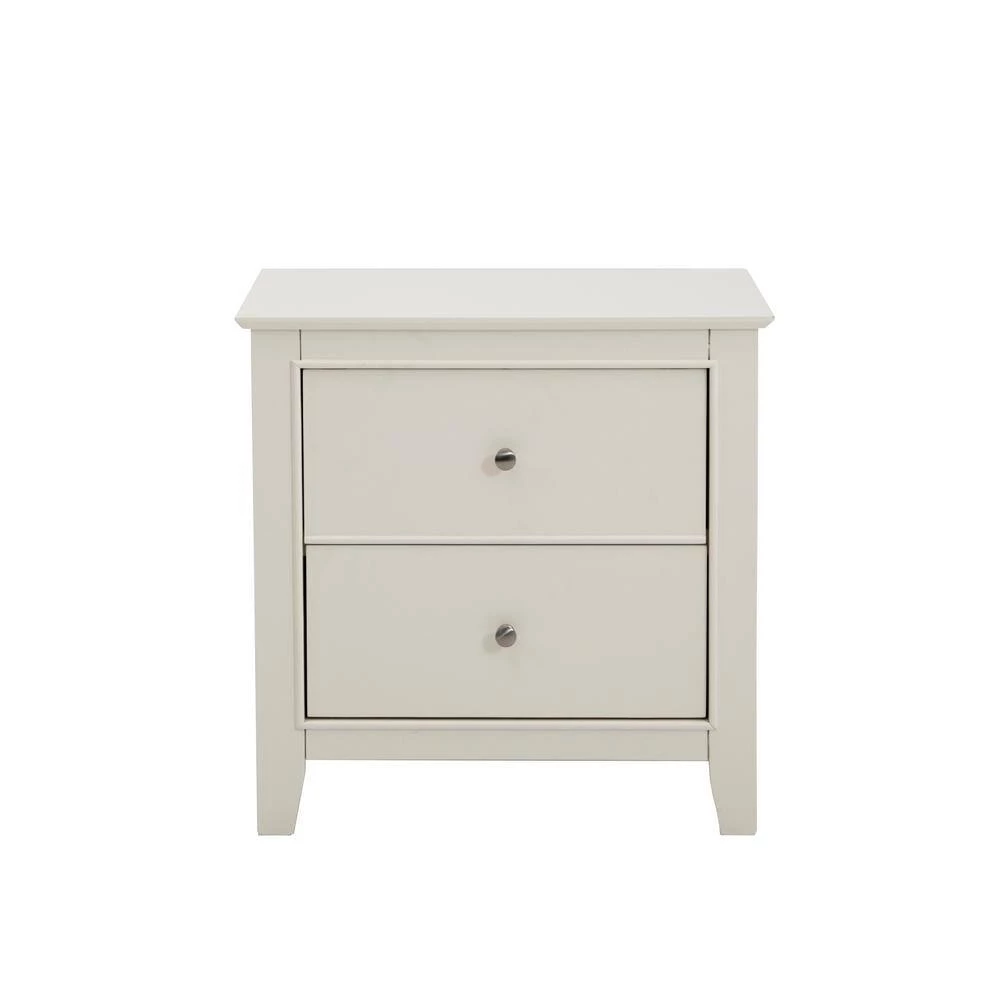 Selena 2-Drawer Nightstand White by Coaster Home Furnishings 6 Selena 2-Drawer Nightstand White by Coaster Home Furnishings - Image 4