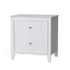 Selena 2-Drawer Nightstand White by Coaster Home Furnishings -Coaster Home Furnishings Shop buttermilk coaster home furnishings nightstands 400232 64 1000