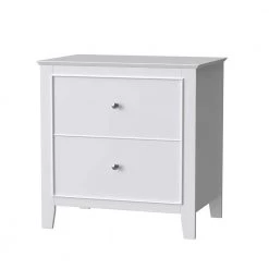 Selena 2-Drawer Nightstand White by Coaster Home Furnishings
