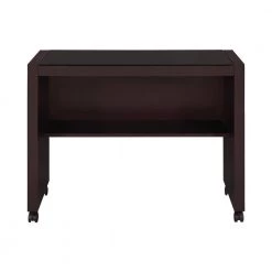 Skylar Cappuccino Glass Top Mobile Return with Storage Shelf and Casters by Coaster Home Furnishings -Coaster Home Furnishings Shop cappuccino coaster home furnishings accent cabinets 800902 c3 1000