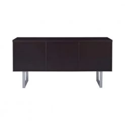 Glavan 60 in. Rectangular Cappuccino 5-Drawer Credenza with Adjustable Shelf by Coaster Home Furnishings -Coaster Home Furnishings Shop cappuccino coaster home furnishings accent cabinets 801522 4f 1000