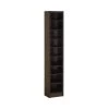 Narrow 70.75 in. Cappuccino 9-Shelf Bookcase by Coaster Home Furnishings -Coaster Home Furnishings Shop cappuccino coaster home furnishings bookcases bookshelves 800285 64 1000