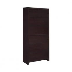 Skylar 70.75 in. Cappuccino Wood 5-Shelf Bookcase with Storage Drawer by Coaster Home Furnishings -Coaster Home Furnishings Shop cappuccino coaster home furnishings bookcases bookshelves 800905 1f 1000