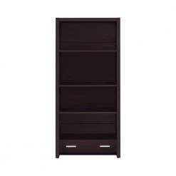 Skylar 70.75 in. Cappuccino Wood 5-Shelf Bookcase with Storage Drawer by Coaster Home Furnishings -Coaster Home Furnishings Shop cappuccino coaster home furnishings bookcases bookshelves 800905 c3 1000