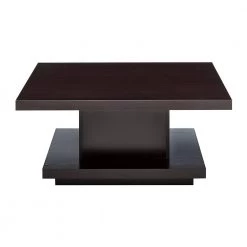 35.5 in. Cappuccino Square Wood Coffee Table with Pedestal Base by Coaster Home Furnishings 8 35.5 in. Cappuccino Square Wood Coffee Table with Pedestal Base by Coaster Home Furnishings -Coaster Home Furnishings Shop cappuccino coaster home furnishings coffee tables 705168 c3 1000