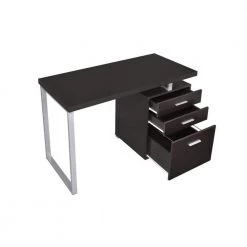 48 in. Rectangular Cappuccino 3 Drawer Computer Desk with File Storage by Coaster Home Furnishings -Coaster Home Furnishings Shop cappuccino coaster home furnishings computer desks 800519 77 1000