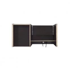 Cappuccino Ontario Single Pedestal Computer Desk with Charging Station by Coaster Home Furnishings -Coaster Home Furnishings Shop cappuccino coaster home furnishings computer desks 800702 1d 1000