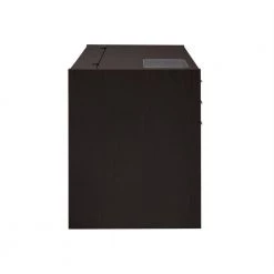 Cappuccino Ontario Single Pedestal Computer Desk with Charging Station by Coaster Home Furnishings -Coaster Home Furnishings Shop cappuccino coaster home furnishings computer desks 800702 44 1000