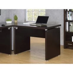 Skylar Extension Desk Cappuccino by Coaster Home Furnishings -Coaster Home Furnishings Shop cappuccino coaster home furnishings computer desks 800892 31 1000