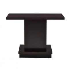 40 in. Cappuccino Rectangle Wood Sofa Table with Pedestal Base by Coaster Home Furnishings -Coaster Home Furnishings Shop cappuccino coaster home furnishings console tables 705169 c3 1000