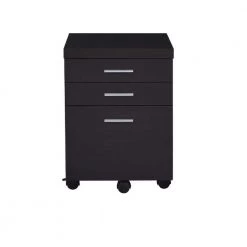 Skylar 3-drawer Mobile File Cabinet Cappuccino by Coaster Home Furnishings -Coaster Home Furnishings Shop cappuccino coaster home furnishings file cabinets 800894 c3 1000