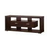 59 in. Cappuccino TV Console with 2-Drawer Fits TV's up to 64 in. by Coaster Home Furnishings -Coaster Home Furnishings Shop cappuccino coaster home furnishings tv stands 700112 64 1000