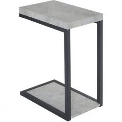 1-shelf Snack Table Cement by Coaster Home Furnishings
