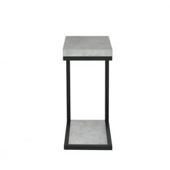 1-shelf Snack Table Cement by Coaster Home Furnishings -Coaster Home Furnishings Shop cement black coaster home furnishings end side tables 902933 c3 1000