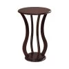 18 in. Cherry Round Wood Accent Table with Bottom Shelf by Coaster Home Furnishings 1 18 in. Cherry Round Wood Accent Table with Bottom Shelf by Coaster Home Furnishings -Coaster Home Furnishings Shop cherry coaster home furnishings end side tables 900934 64 1000