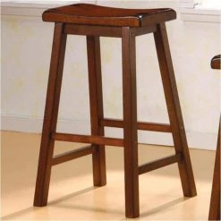 Wooden 29 in. Bar Stools Chestnut (Set of 2) by Coaster Home Furnishings -Coaster Home Furnishings Shop chestnut coaster home furnishings bar stools 180079 31 1000