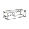 47.25 in. Chrome Rectangle Glass Coffee Table by Coaster Home Furnishings 1 47.25 in. Chrome Rectangle Glass Coffee Table by Coaster Home Furnishings -Coaster Home Furnishings Shop chrome coaster home furnishings coffee tables 720498 64 1000