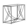 42.25 in. Chrome Rectangle Glass Sofa Table by Coaster Home Furnishings -Coaster Home Furnishings Shop chrome coaster home furnishings console tables 720499 64 1000