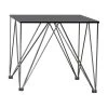Chalet 23.5 in. Chrome and Grey Square Glass End Table by Coaster Home Furnishings 1 Chalet 23.5 in. Chrome and Grey Square Glass End Table by Coaster Home Furnishings -Coaster Home Furnishings Shop chrome coaster home furnishings end side tables 709717 64 1000