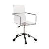 Amaturo Clear and Chrome Acrylic Seat Adjustable Height Office Chair by Coaster Home Furnishings 1 Amaturo Clear and Chrome Acrylic Seat Adjustable Height Office Chair by Coaster Home Furnishings -Coaster Home Furnishings Shop clear chrome coaster home furnishings task chairs 801436 64 1000