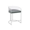 32.5 in. H Clear Acrylic Low Back Metal Frame Counter Height Stool with Leatherette Seat (Set of 2) by Coaster Home Furnishings 2 32.5 in. H Clear Acrylic Low Back Metal Frame Counter Height Stool with Leatherette Seat (Set of 2) by Coaster Home Furnishings -Coaster Home Furnishings Shop clear grey and chrome coaster home furnishings bar stools 183405 64 1000