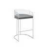 38.5 in. H Chrome and Grey Acrylic Low Back Metal Frame Bar Stool (Set of 2) by Coaster Home Furnishings 2 38.5 in. H Chrome and Grey Acrylic Low Back Metal Frame Bar Stool (Set of 2) by Coaster Home Furnishings -Coaster Home Furnishings Shop clear grey and chrome coaster home furnishings bar stools 183406 64 1000