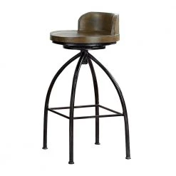 34.5 in. Cognac and Black Low Back Metal Frame Swivel Bar Stool by Coaster Home Furnishings -Coaster Home Furnishings Shop cognac and black coaster home furnishings bar stools 182048 c3 1000