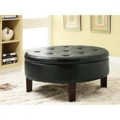 Dark Brown Tufted Lift Top Storage Ottoman by Coaster Home Furnishings 7 Dark Brown Tufted Lift Top Storage Ottoman by Coaster Home Furnishings -Coaster Home Furnishings Shop dark bown coaster home furnishings ottomans 501010 31 1000