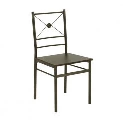 5-Piece Dark Bronze Wood Top Dining Set by Coaster Home Furnishings -Coaster Home Furnishings Shop dark bronze coaster home furnishings dining room sets 100033 4f 1000