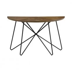 Churchill 47.5 in. Dark Brown and Black Semicircle Wood Sofa Table by Coaster Home Furnishings 11 Churchill 47.5 in. Dark Brown and Black Semicircle Wood Sofa Table by Coaster Home Furnishings -Coaster Home Furnishings Shop dark brown and black coaster home furnishings console tables 722899 c3 1000