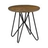 Churchill 23.5 in. Dark Brown and Black Round Wood End Table by Coaster Home Furnishings -Coaster Home Furnishings Shop dark brown and black coaster home furnishings end side tables 722897 64 1000