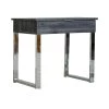 23.5 in. Dark Charcoal and Chrome Square Wood End Table with Drawer by Coaster Home Furnishings 1 23.5 in. Dark Charcoal and Chrome Square Wood End Table with Drawer by Coaster Home Furnishings -Coaster Home Furnishings Shop dark charcoal and chrome coaster home furnishings end side tables 723457 64 1000