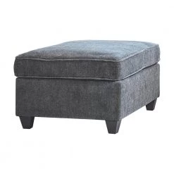 Mccord Dark Grey Upholstered Ottoman by Coaster Home Furnishings