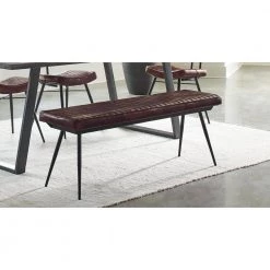 Partridge Black and Espresso Bench with Channel Tufted Seat (19 in. H x 54 in. W x 15 in. D) by Coaster Home Furnishings -Coaster Home Furnishings Shop espresso and black coaster home furnishings bedroom benches 110653 31 1000